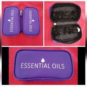 5 Purple Essential Oils Carrying Cases
